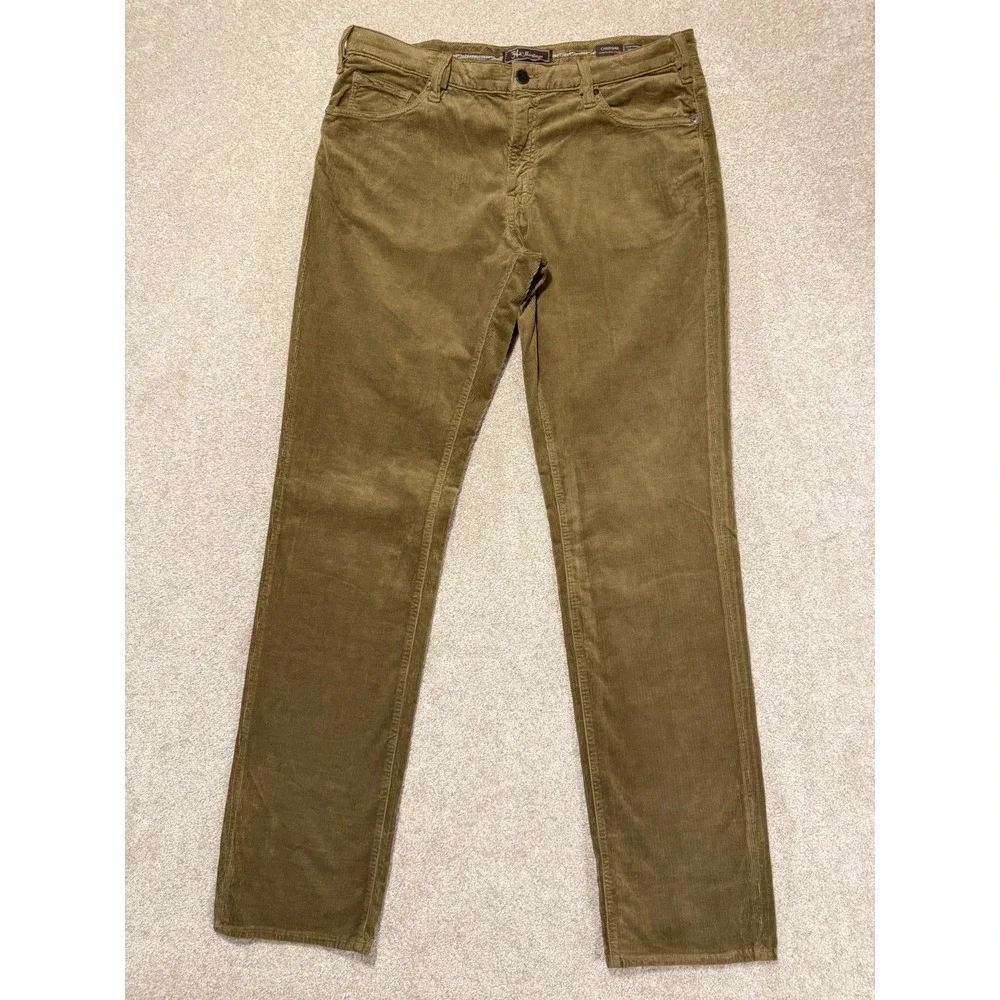 34 Heritage Charisma Corduroy Pants Mens 40x38 Tan Brown Comfort Rise NWOT